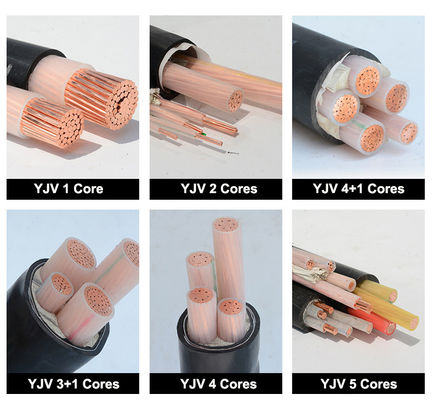 YJV32 Low Smoke Low Halogen Cable 3*300mm 3*400mm Armored Electric Cable